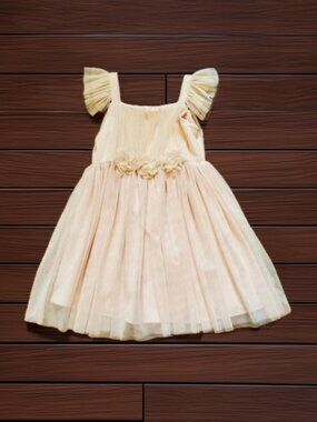 Popatu Cream Tulle Dress Size 5